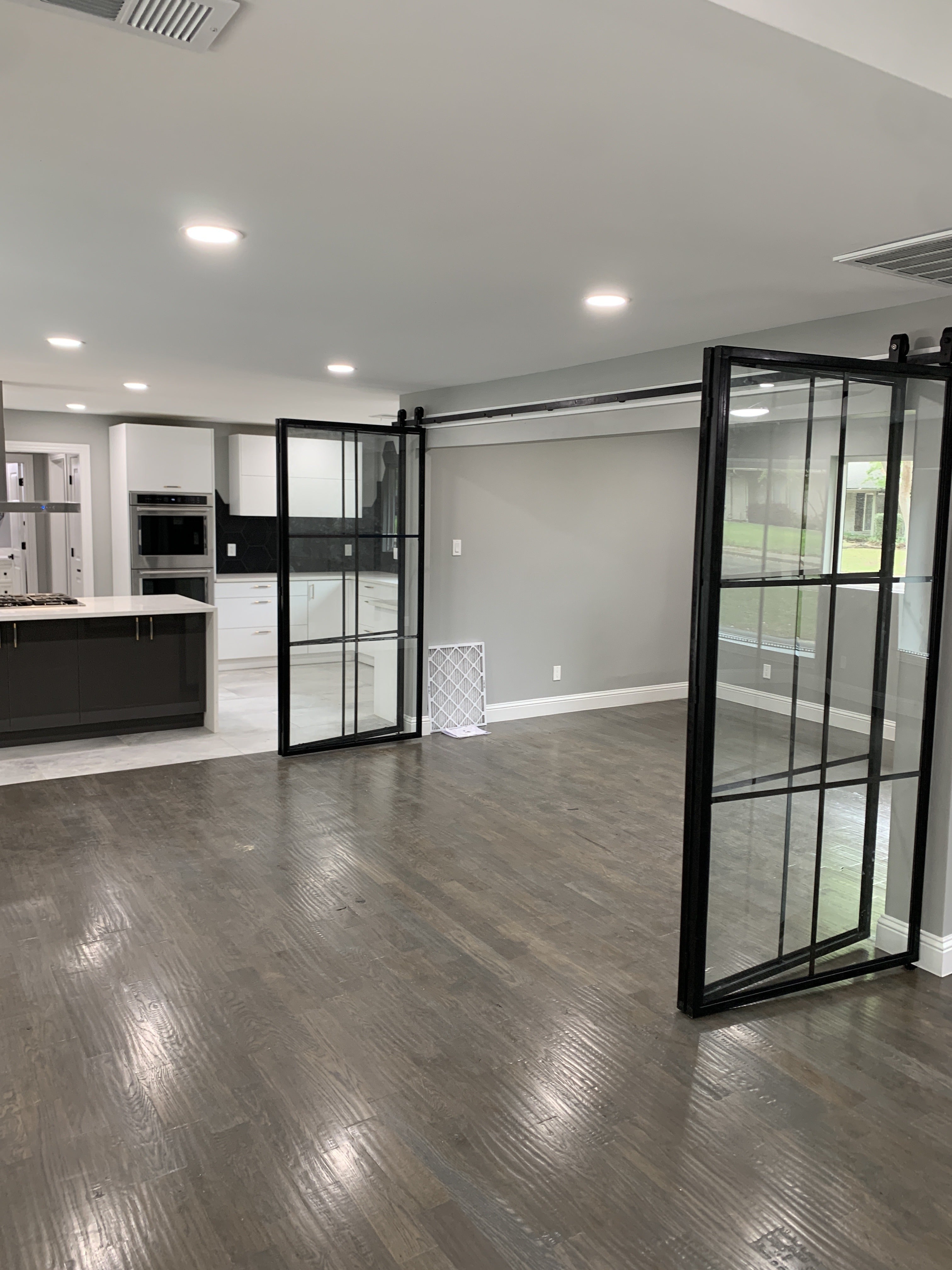 Custom barn door by Doorplace USA