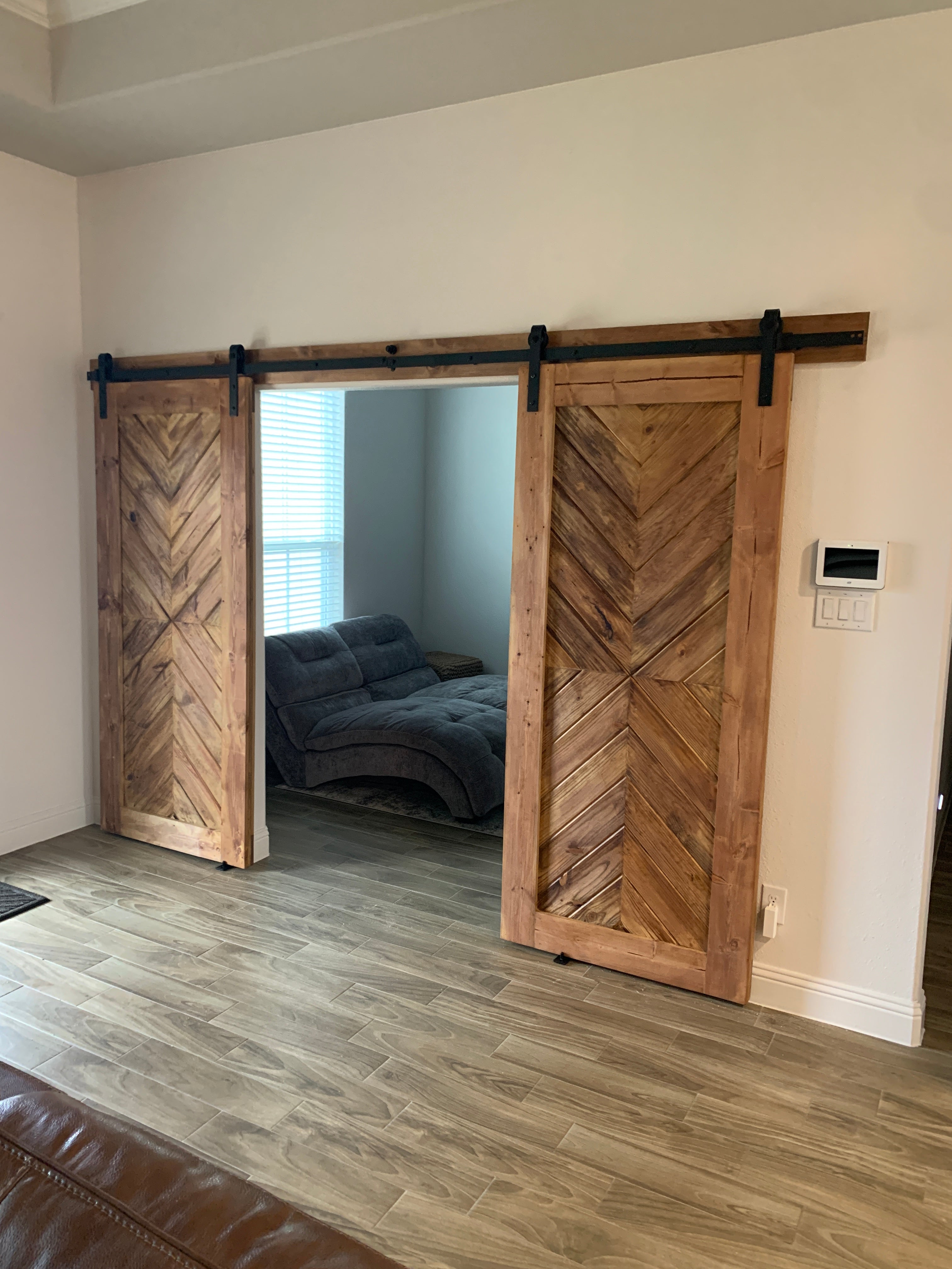 Darker wood stain example