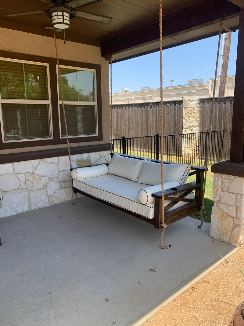 Porch Swing Installation in League City, Texas – Doorplaceusa