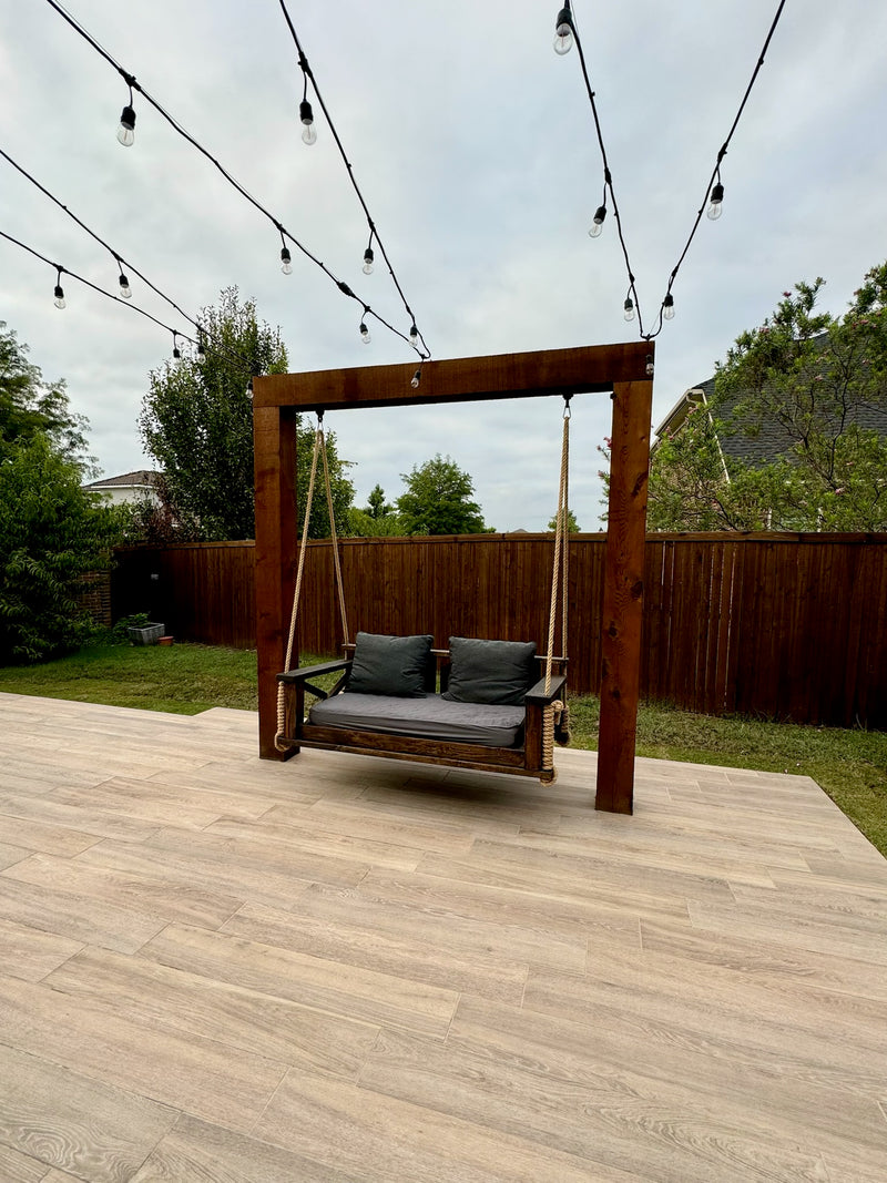 Porch Swing Installation in Prosper, TX – Doorplaceusa