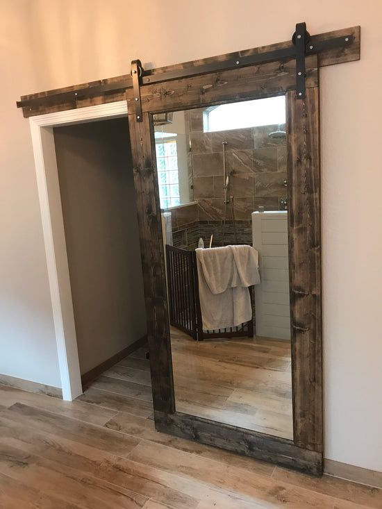 Mirror Barn Door